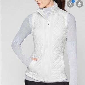 White Athleta vest